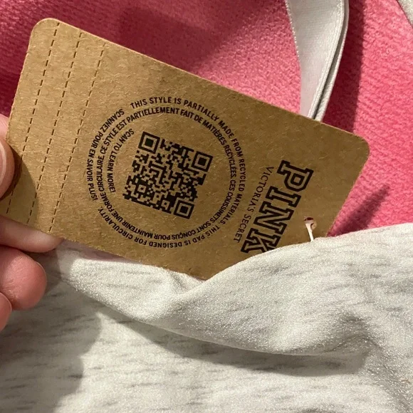 NWT PINK Victoria's Secret Wireless Bra size Large - Picture 5 of 8